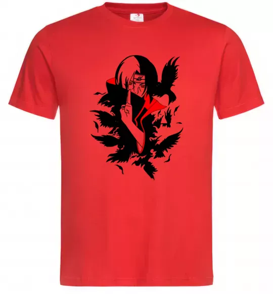 Чоловіча футболка Akatsuki Ітачі Червоний фото