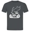Чоловіча футболка Cat rider Графіт Чоловіча футболка Cat rider Графіт фото