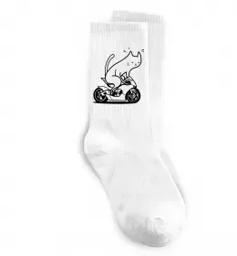 Носки Cat rider Белый фото