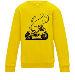 Детский Свитшот Cat rider