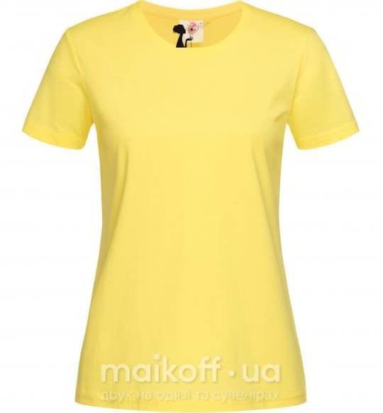 Жіноча футболка Любовь одуванчик Лимонний фото