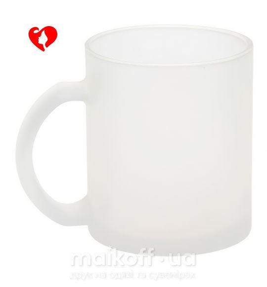 Чашка скляна Girl heart Фроузен фото