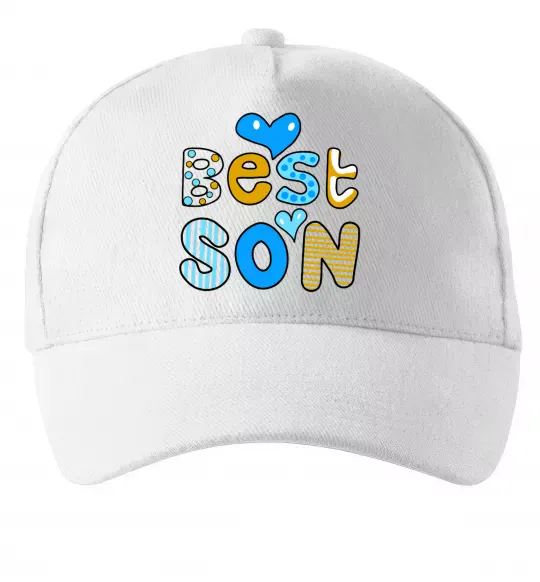 Кепка Best son Белый фото