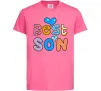 Детская футболка Best son Ярко-розовый Детская футболка Best son Ярко-розовый фото