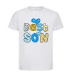Детская футболка Best son Белый фото