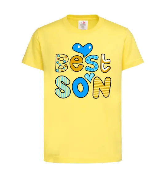 Детская футболка Best son Лимонный фото