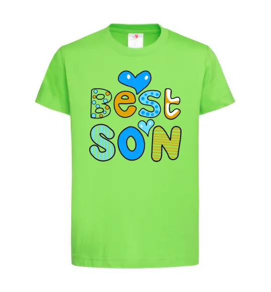 Детская футболка Best son Лаймовый фото
