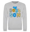 Свитшот Best son Серый меланж фото