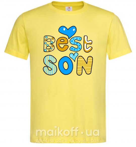 Чоловіча футболка Best son Лимонний фото