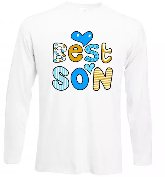Лонгслив Best son Белый фото