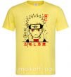 Чоловіча футболка Naruto иероглифы Лимонний фото