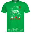 Чоловіча футболка Naruto иероглифы Зелений фото