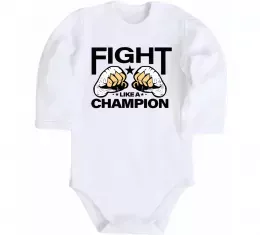 Детский боди Еволюція тхеквондо Белый фото