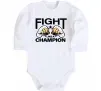 Детский боди FIGHT LIKE A CHAMPION Белый фото