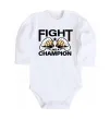 Детский боди FIGHT LIKE A CHAMPION Белый фото