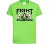 Дитяча футболка FIGHT LIKE A CHAMPION Лаймовий фото