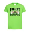 Дитяча футболка FIGHT LIKE A CHAMPION Лаймовий фото