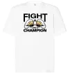Футболка Оверсайз FIGHT LIKE A CHAMPION Білий фото