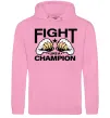 Жіноча толстовка (худі) FIGHT LIKE A CHAMPION Рожевий фото