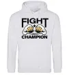 Жіноча толстовка (худі) FIGHT LIKE A CHAMPION Сірий меланж Жіноча толстовка (худі) FIGHT LIKE A CHAMPION Сірий меланж фото