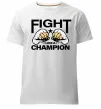 Чоловіча преміум футболка FIGHT LIKE A CHAMPION Білий фото