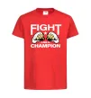 Дитяча футболка FIGHT LIKE A CHAMPION Червоний фото
