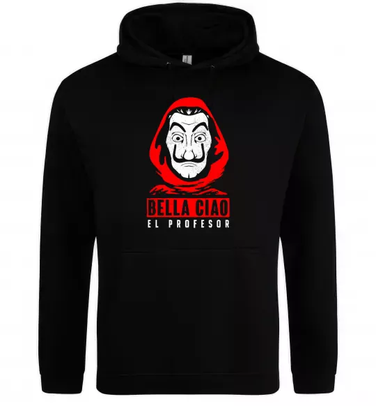 Жіноча толстовка (худі) Bella ciao Паперовий дім Чорний фото