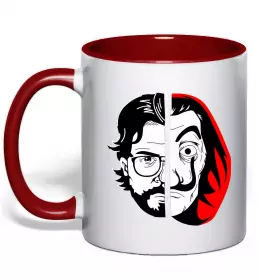 Чашка с цветной ручкой