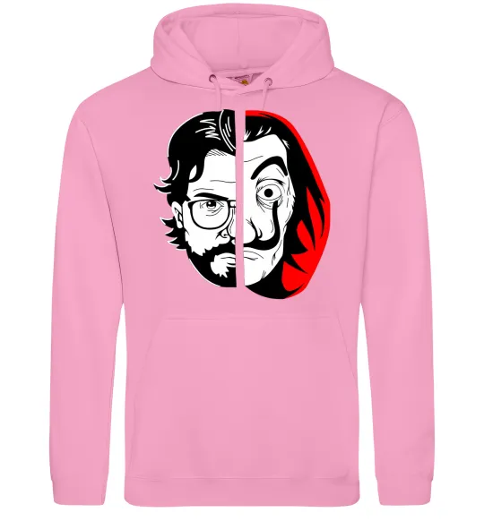 Мужская толстовка (худи) Паперовий дім професор Сальва Розовый фото