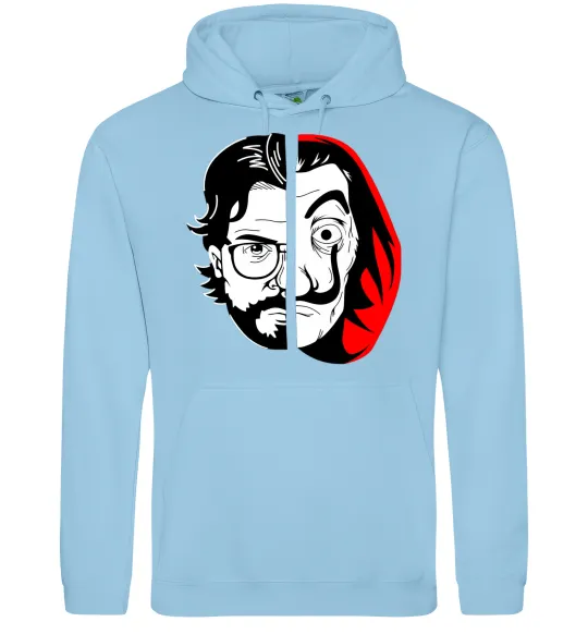 Женская толстовка (худи) Паперовий дім професор Сальва Голубой фото