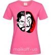 Женская футболка Бумажный дом профессор Сальва Ярко-розовый фото