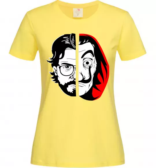 Женская футболка Паперовий дім професор Сальва Лимонный фото