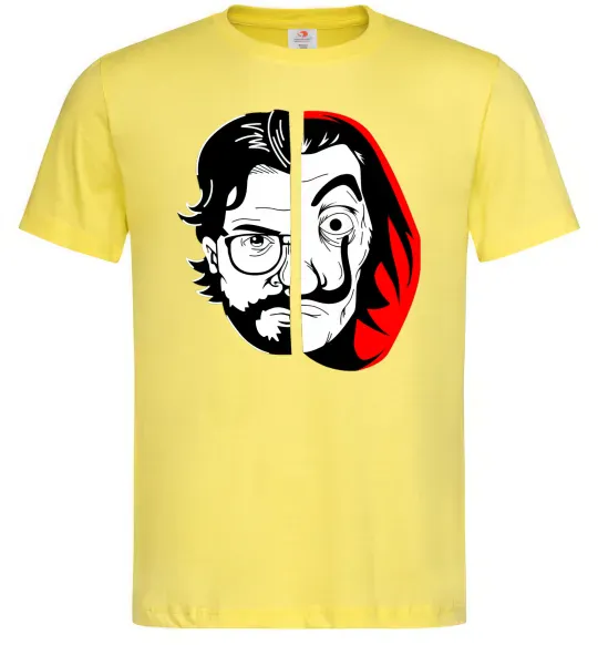 Чоловіча футболка Паперовий дім професор Сальва Лимонний фото