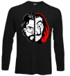 Лонгслив Паперовий дім професор Сальва Черный Лонгслив Паперовий дім професор Сальва Черный фото