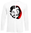 Лонгслив Паперовий дім професор Сальва Белый Лонгслив Паперовий дім професор Сальва Белый фото