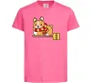 Детская футболка Corgi potter gryffindor Ярко-розовый Детская футболка Corgi potter gryffindor Ярко-розовый фото
