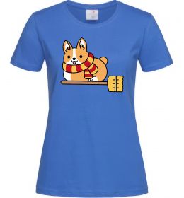 Женская футболка Corgi potter gryffindor Женская футболка Corgi potter gryffindor