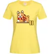 Жіноча футболка Corgi potter gryffindor Лимонний Жіноча футболка Corgi potter gryffindor Лимонний фото