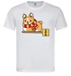Мужская футболка Corgi potter gryffindor Белый фото