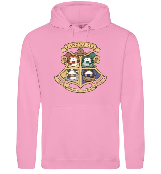 Мужская толстовка (худи) Pawgwarts Гаррі Поттер Розовый фото