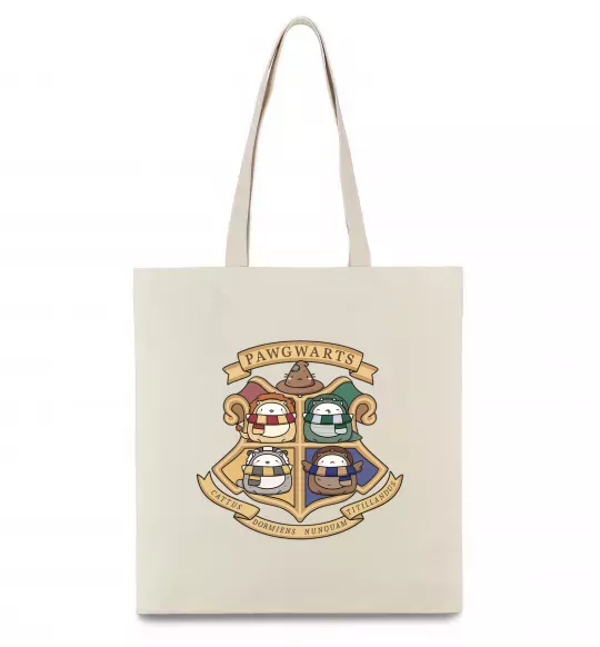 Еко-сумка Pawgwarts Гаррі Поттер Бежевий фото