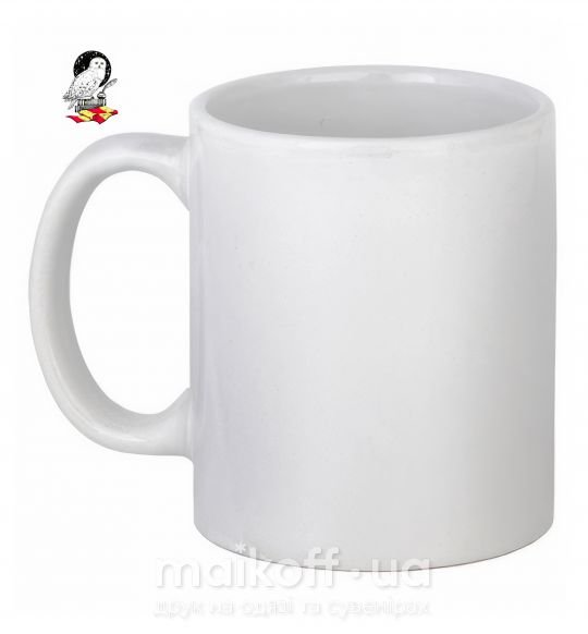 Чашка керамічна Букля Гарри Поттер Білий фото
