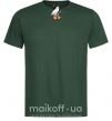 Мужская футболка Букля Гарри Поттер Темно-зеленый фото