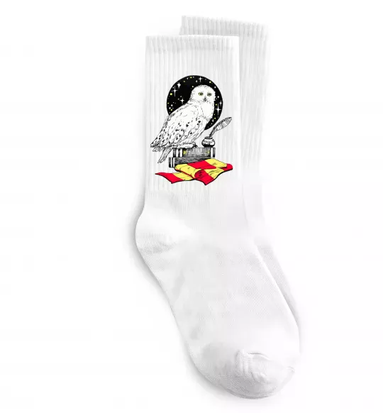 Шкарпетки Букля Гаррі Поттер Білий фото