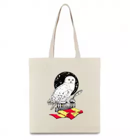 Эко-сумка Hogwarts Express Бежевый фото