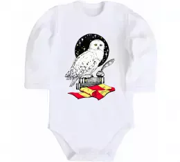 Детский боди Golden Snitch Белый фото