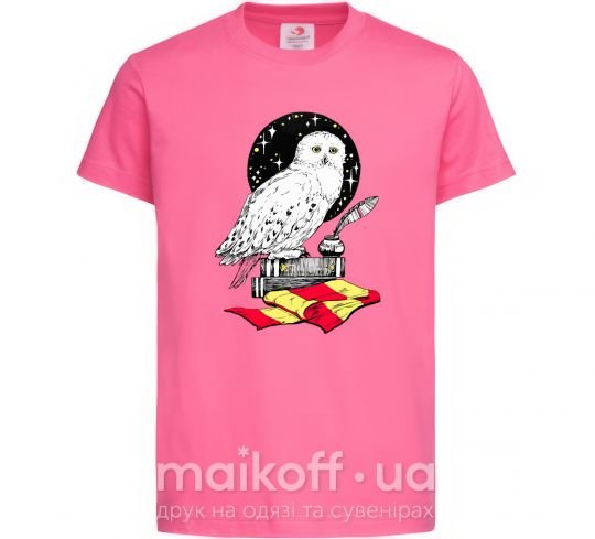 Детская футболка Букля Гарри Поттер Ярко-розовый фото