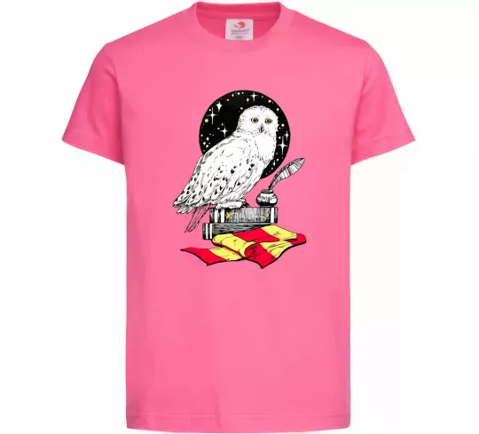 Детская футболка Букля Гаррі Поттер Ярко-розовый фото