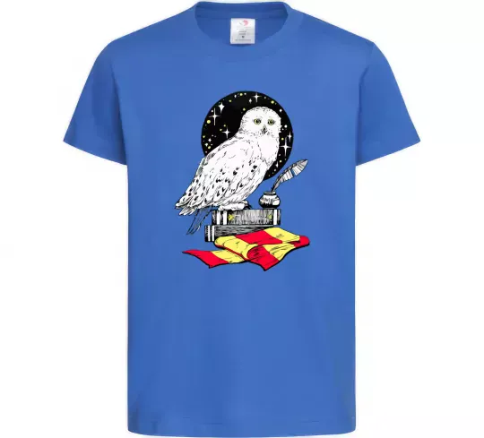 Детская футболка Букля Гаррі Поттер Ярко-синий фото