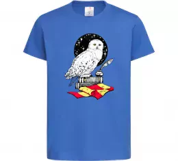 Детская футболка Ravenclaw logo Ярко-синий фото